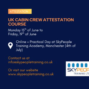 UK Cabin Crew Attestation Course - June - Online