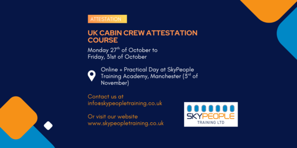 UK Cabin Crew Attestation Course - October