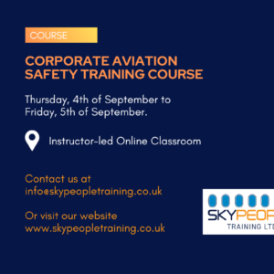 Corporate Aviation Safety Training Course Ticket